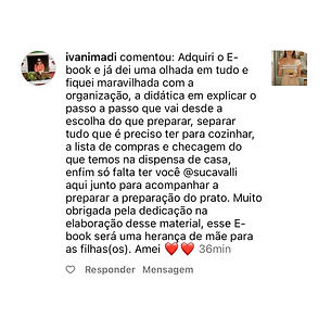 Prova social sobre o Cozinhando para Família