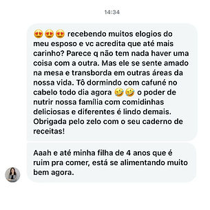 Prova social do Cozinhando para Família